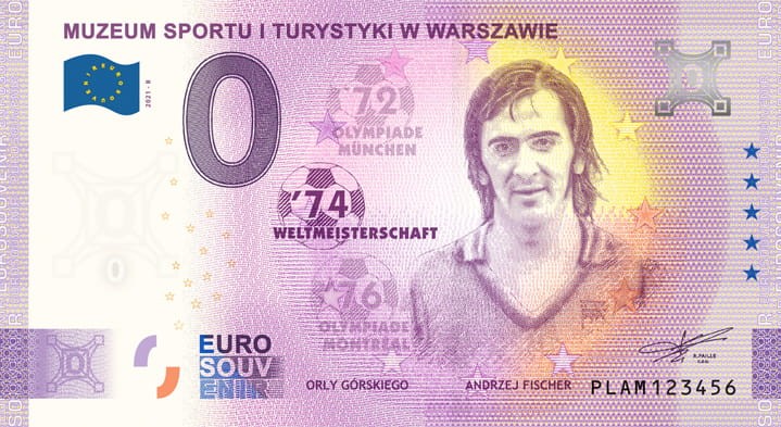 0 euro Polska Muzeum Sportu A. Fischer 2021.1