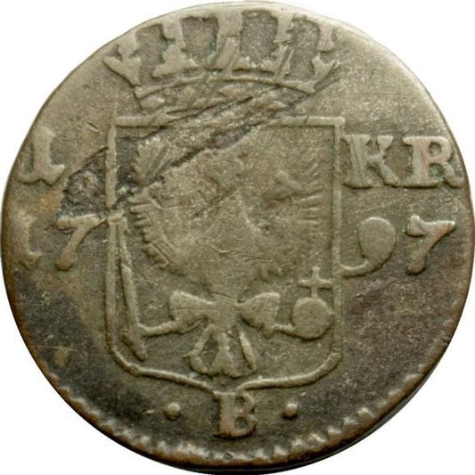 1 krajcar 1797 Fryderyk Wilhelm II Wrocław