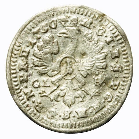 1 krajcar 1750 Fryderyk II Wielki Niemcy Bayereuth