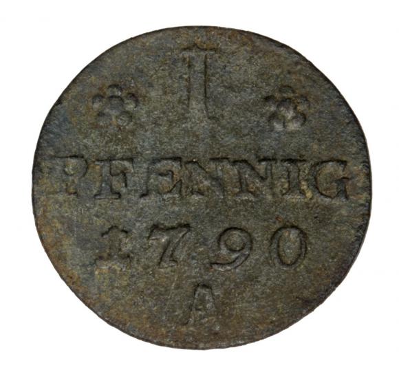 1 Fenig 1790 Fryderyk Wilhelm II Prusy Berlin