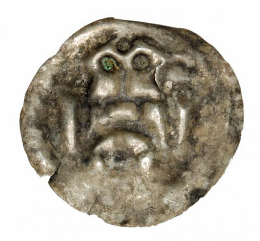 Brakteat Brama Lilia Gwiazda Zakon Krzyżacki