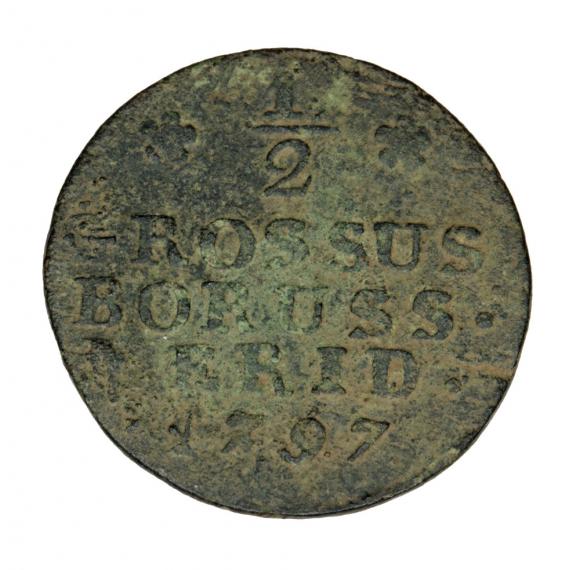 Półgrosz 1797 Fryderyk Wilhelm II Prusy Południowe Wrocław