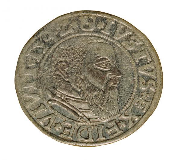 Grosz 1542 Albrecht Hohenzollern Księstwo Pruskie Królewiec