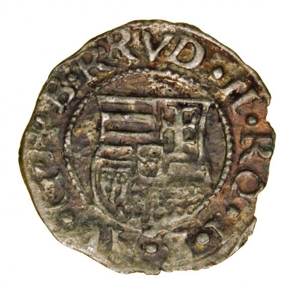 Denar 1583 Rudolf II Habsburg Węgry Kremnica