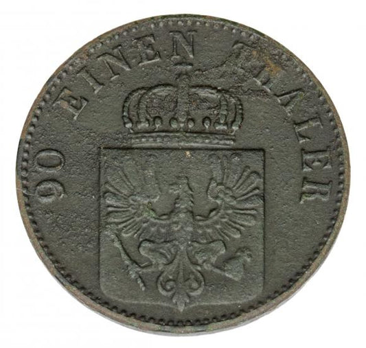 4 fenigi 1854 Fryderyk Wilhelm IV Prusy Berlin A
