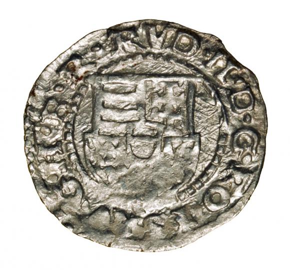 Denar 1605 Rudolf II Habsburg Węgry Kremnica