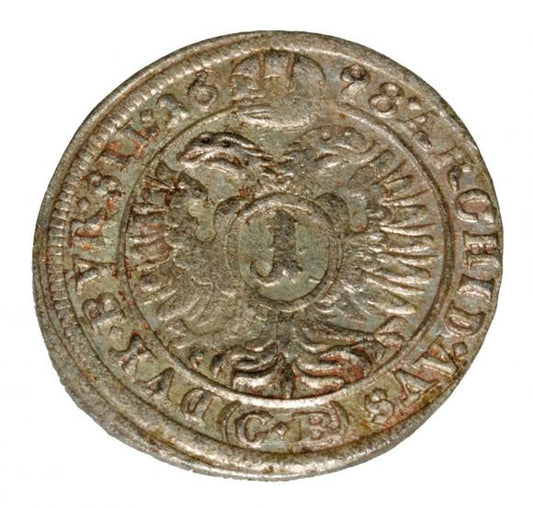 1 krajcar 1698 Leopold I Habsburg Śląsk Brzeg