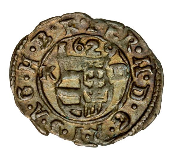 Denar 1629 Ferdynand II Habsburg Węgry Kremnica
