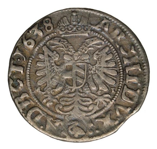 3 krajcary 1638 Ferdynand III Habsburg Śląsk Wrocław
