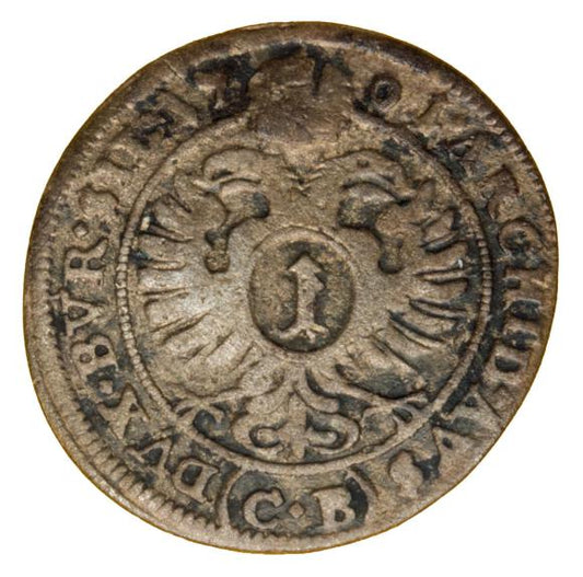 1 krajcar 1701 Leopold I Habsburg Śląsk Brzeg