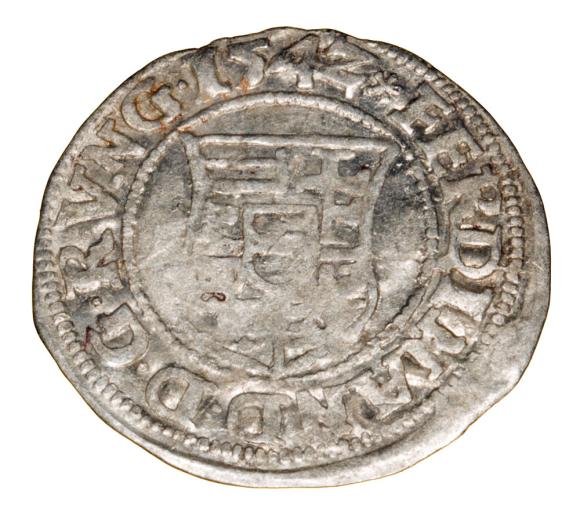 Denar 1542 Ferdynand I Habsburg Węgry Kremnica