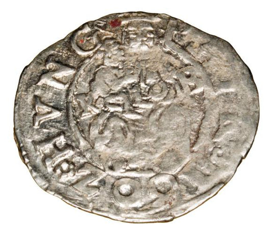 Denar 1602 Rudolf II Habsburg Węgry Kremnica