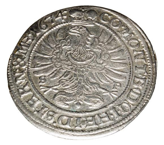 6 krajcarów 1674 Sylwiusz Fryderyk Witemberski Oleśnica