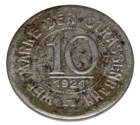 10 fenigów 1921 Wrocław