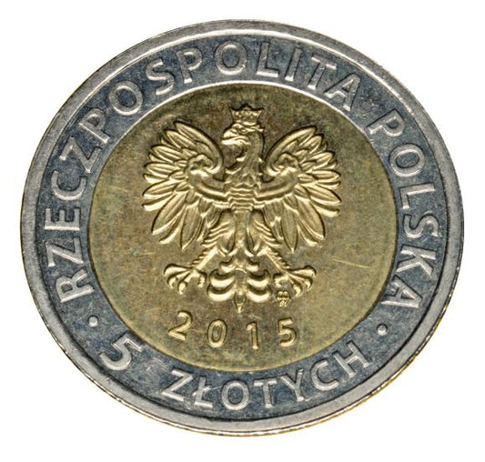 5 złotych 2015 III RP Warszawa Kanał Bydgoski