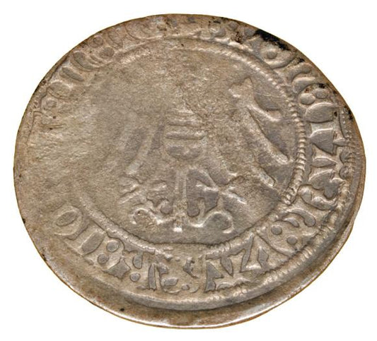 Grosz 1514 Albrecht i Karol I Księstwo Ziębicko - Oleśnickie Złoty Stok