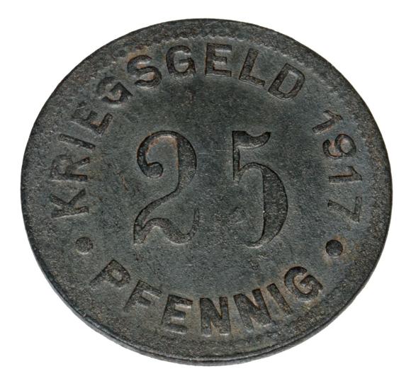 25 fenigów 1917 Munster Westfalia