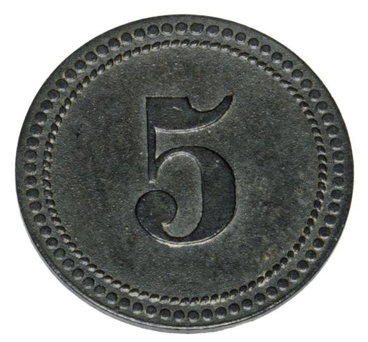 5 fenigów Steele Essen obóz jeniecki kopalnia węgla Johann Deimelsberg Steele Essen