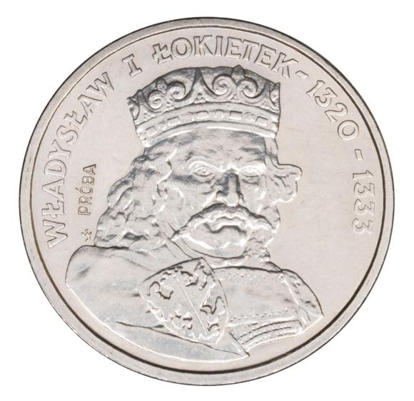 100 złotych 1986 Władysław Łokietek nikiel próba