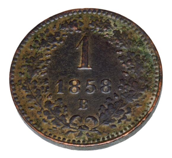 1 krajcar 1858 Franciszek Józef I Austria Kremnica
