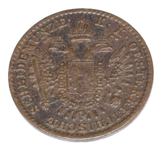 1/2 krajcara 1851 Franciszek Józef I Węgry Wiedeń