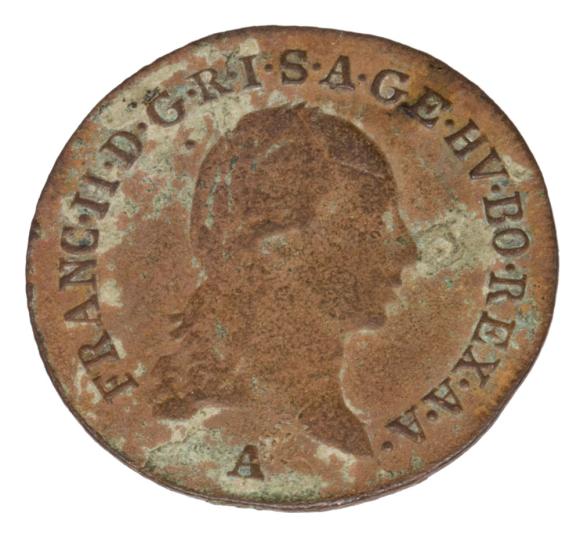 1/2 krajcara 1800 Franciszek II Habsburg Austria Wiedeń