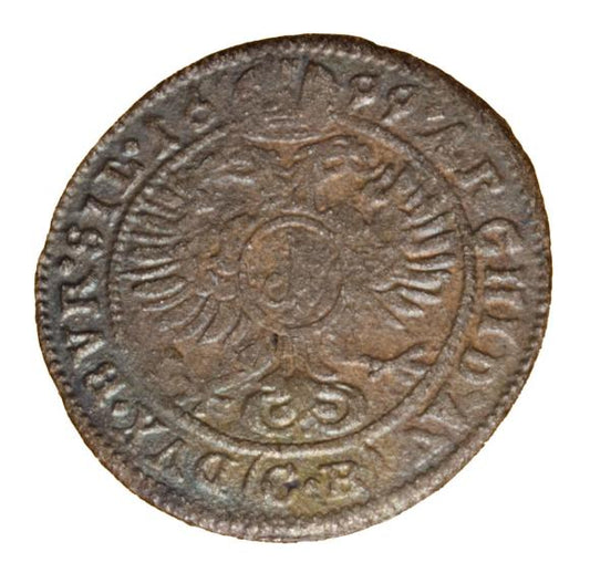 1 krajcar 1669 Leopold I Habsburg Śląsk Brzeg