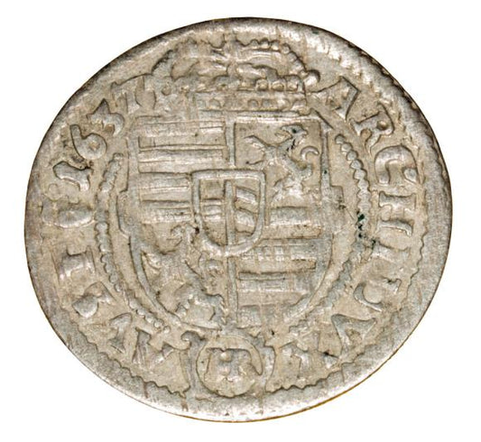 3 krajcary 1637 Ferdynand III Habsburg Śląsk Kłodzko