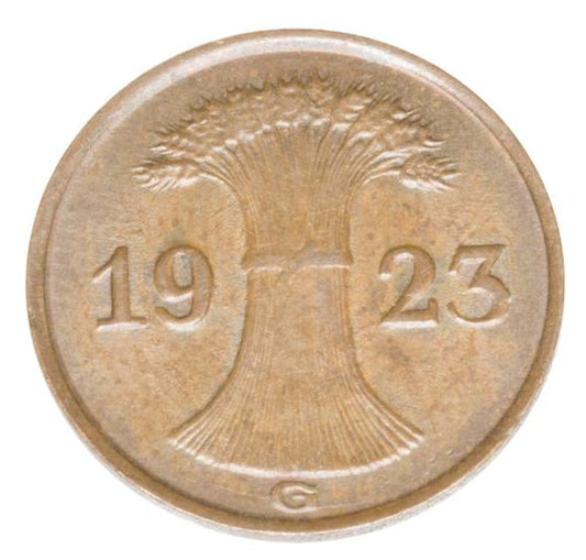 1 rentenpfennig 1923 Niemcy Karlsruhe G