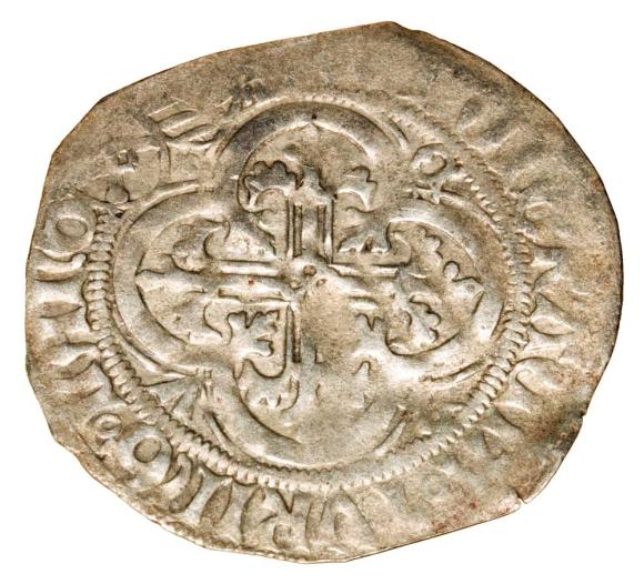 Grosz miśnieński 1464-1465 Ernest i Albrecht Odważny Niemcy Miśnia Freiberg