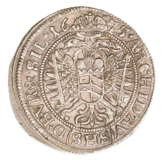 6 krajcarów 1675 Leopold I Habsburg Śląsk Wrocław