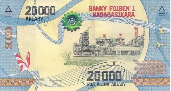 Madagaskar 20 000 ariary Rafineria 2017 P-New4
