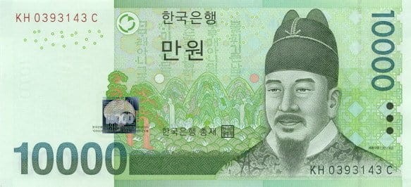 Korea Południowa 10 000 Won Astrolabium 2007 P-56