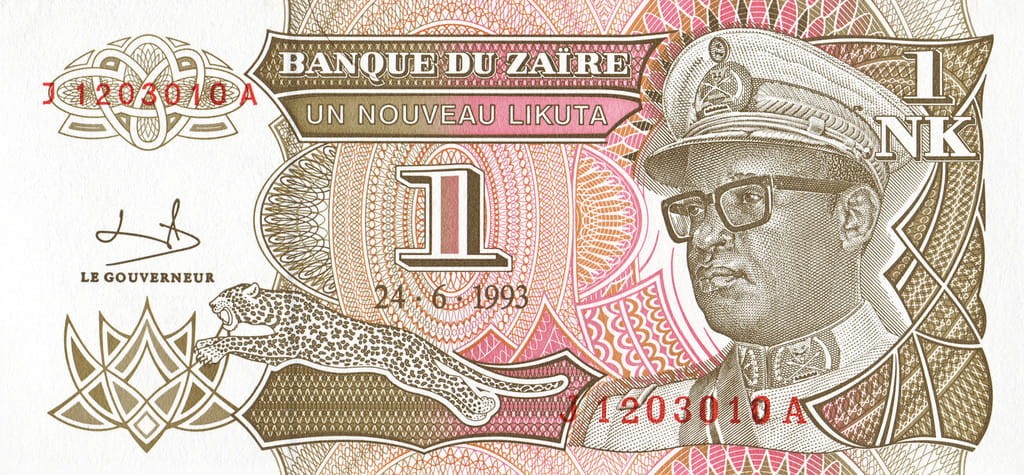 Zair 1 Nowa Likuta Generał 1993 P-47