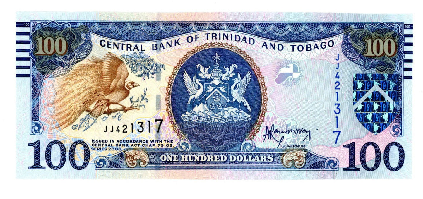 Trynidad i Tobago 100$ Rajski ptak 2006/14 P-51