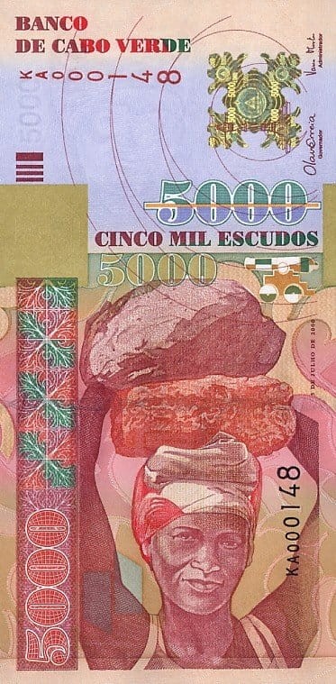 Cabo Verde 5000 Escudos Forteca 2000 P-67