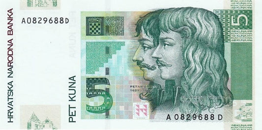 Chorwacja 5 kuna Zamek Varażdin 2001 P-37