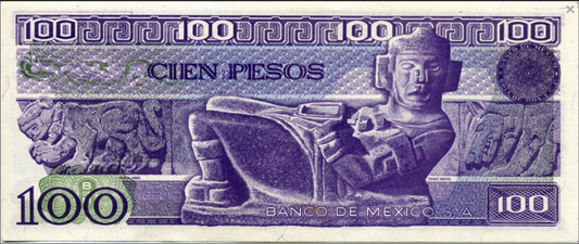 Meksyk 100 Peso Posąg 1982 P-74c