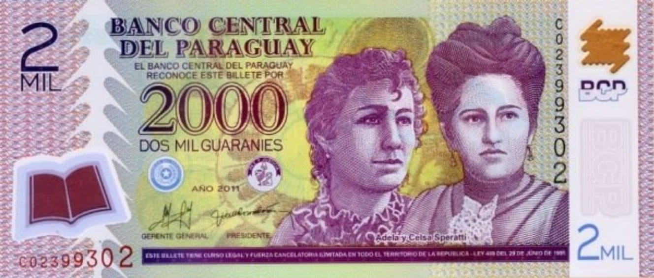 Paragwaj 2000 guarani Defilada 2011 P-228c