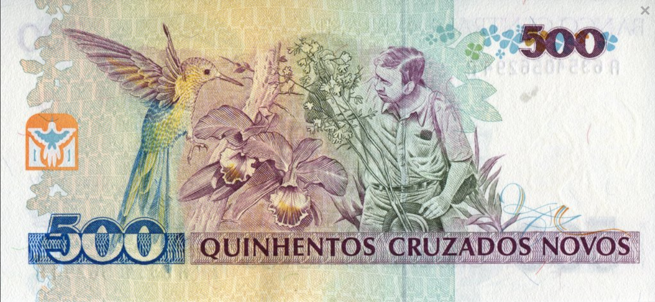 Brazylia 500 cruzeiros Koliber 1990 P-226b