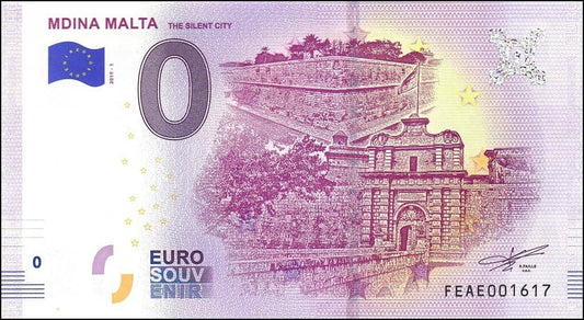 UE 0 euro Mdina Malta 2019.1