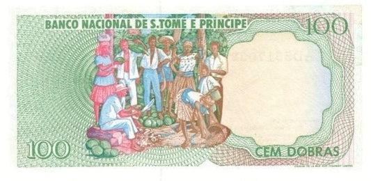 Wyspy Świętego Tomasza 100 dobras Kwiat 1989 P-60