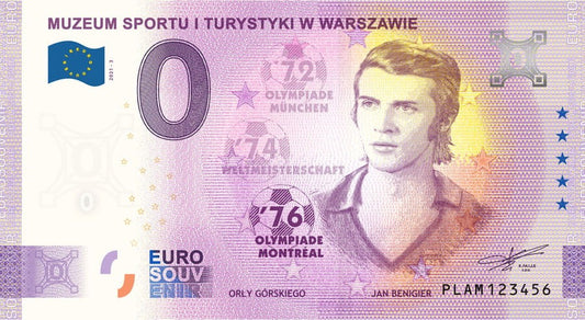 0 euro Polska Muzeum Sportu J. Benigier 2021.1