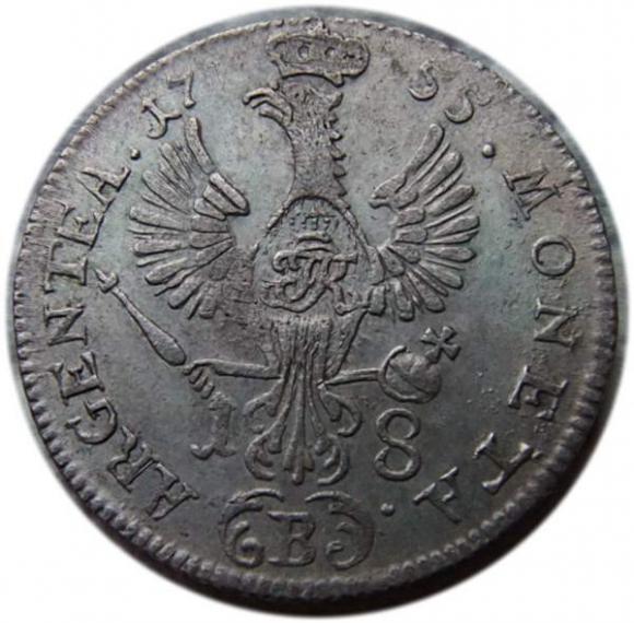 Ort 1755 Fryderyk II Wielki Wrocław