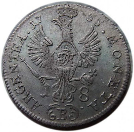 Ort 1755 Fryderyk II Wielki Wrocław