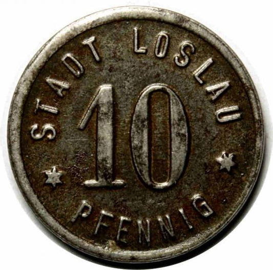 10 fenigów 1918 Wodzisław Śląski / Loslau