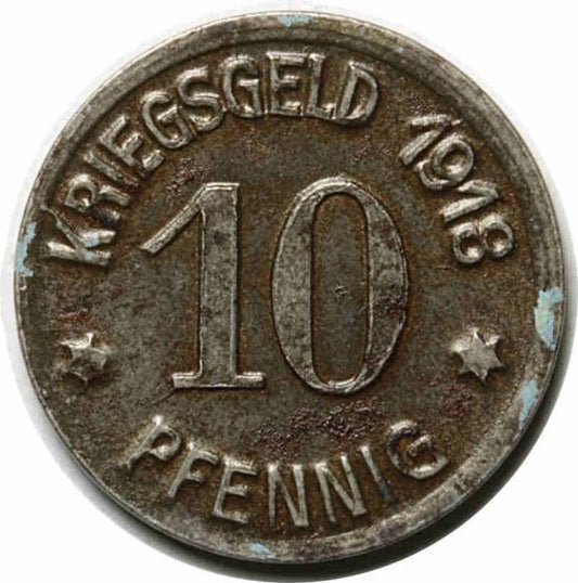 10 fenigów 1918 Wodzisław Śląski / Loslau