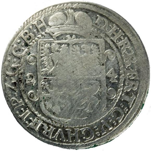 Ort 1624 Jerzy Wilhelm Księstwo Pruskie Królewiec