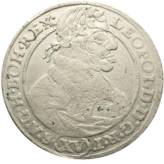 15 krajcarów 1664 Leopold I Habsburg Wrocław