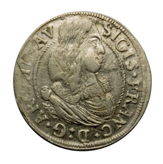 3 krajcary 1665 Zygmunt Franciszek Austria Tyrol Hall